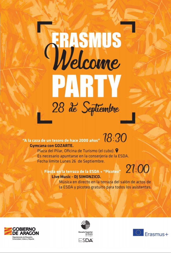 Erasmus Welcome party, ESDA 2017, Simón Zico